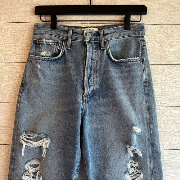 AGOLDE 90's Mid Rise Loose Jeans in Major Size 24 - Picture 5 of 13